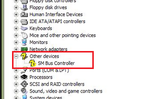 Sm bus controller driver for compaq